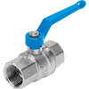 Ball valve Series: VZBM Brass/PTFE Handle PN40 Internal thread (BSPP) 1.1/4" (32)